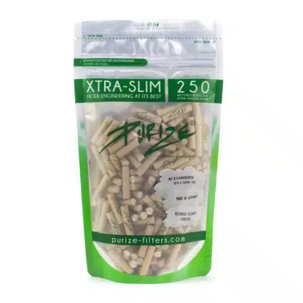 PURIZE filtro de carbón activo 250 XTRA SLIM 5,9 mm X 26,9 mm | Orgánico